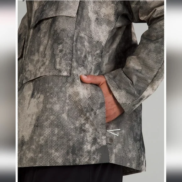 Lululemon LAB Lightweight Jacquard Jacket Apparition Jacquard Riverstone Size S. - Picture 6 of 13